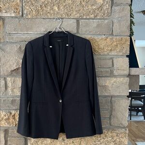 Y2K Tahari Classic Women's Blazer Charcoal Gray Size 8